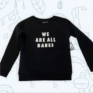 BRUNETTE THE LABEL: Kid Black Sweatshirt by Brunette The Label